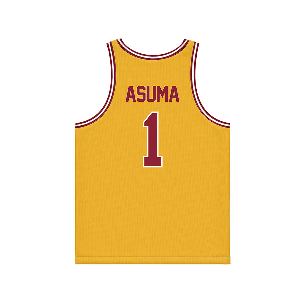 Minnesota - NCAA Men's Basketball : Isaac Asuma - Gold Basketball Jersey-1