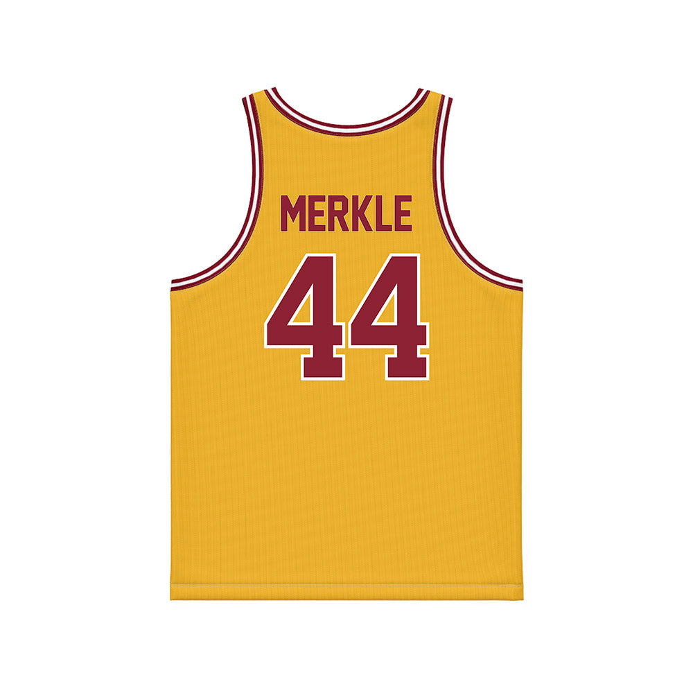 Minnesota - NCAA Women's Basketball : Gracie Merkle - Gold Basketball Jersey-1