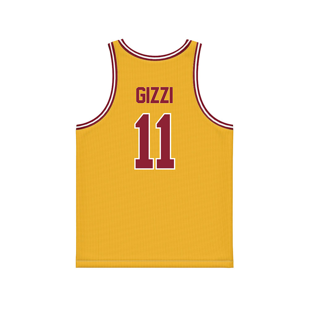 Minnesota - NCAA Men's Basketball : Maximus Gizzi - Gold Basketball Jersey-1