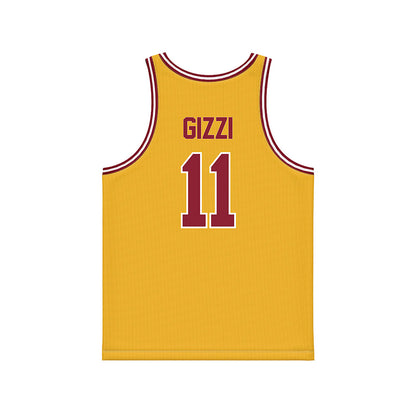 Minnesota - NCAA Men's Basketball : Maximus Gizzi - Gold Basketball Jersey-1