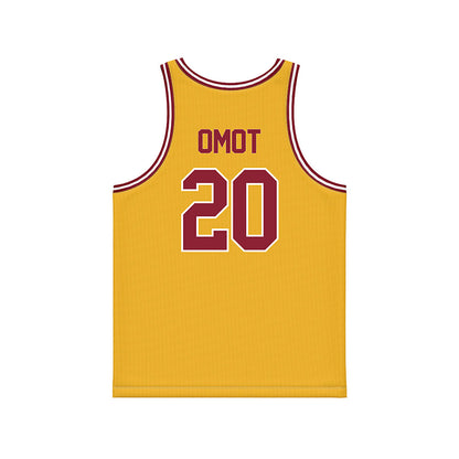 Minnesota - NCAA Men's Basketball : Bj Omot - Gold Basketball Jersey-1
