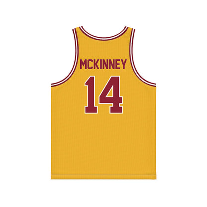 Minnesota - NCAA Women's Basketball : Tori McKinney - Gold Basketball Jersey-1