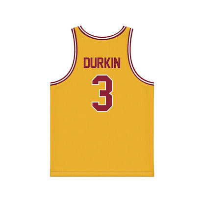 Minnesota - NCAA Men's Basketball : Bobby Durkin - Gold Basketball Jersey-1