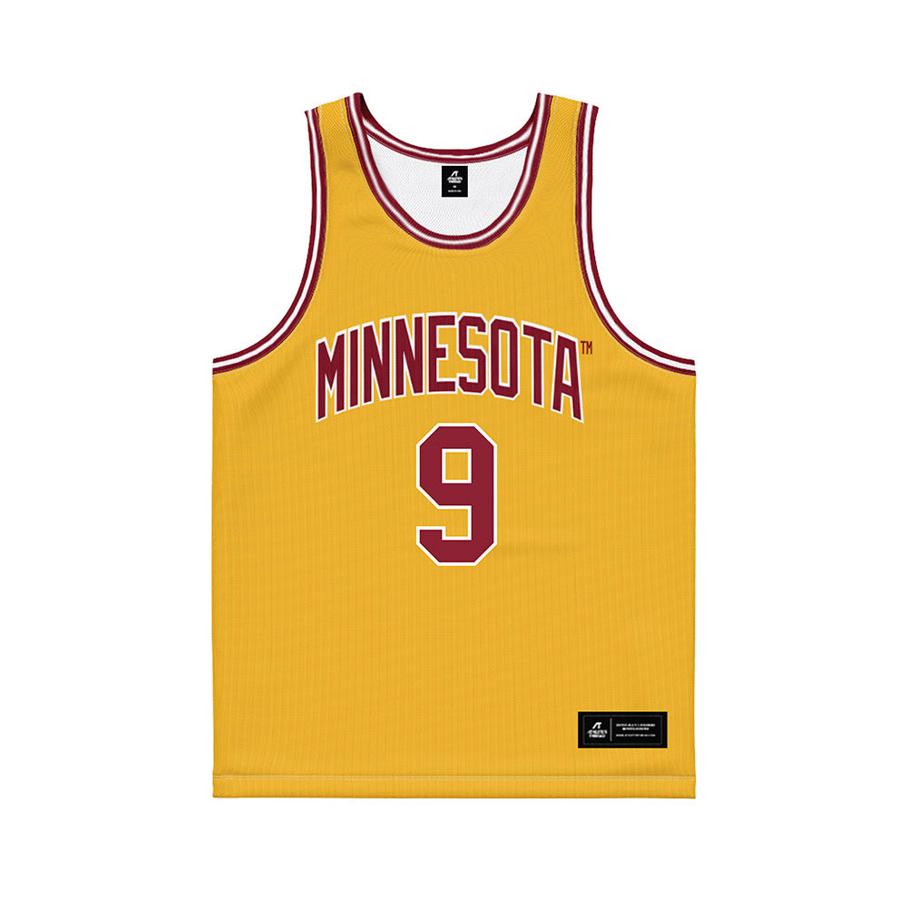 Minnesota - NCAA Men's Basketball : Kai Shinholster - Gold Basketball Jersey-0
