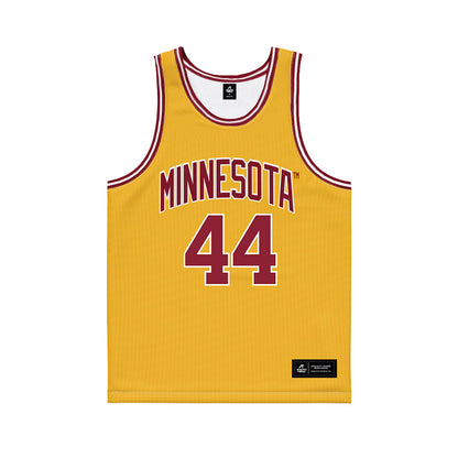 Minnesota - NCAA Women's Basketball : Gracie Merkle - Gold Basketball Jersey-0