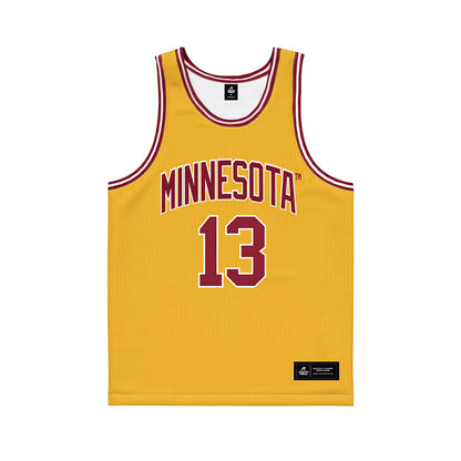 Minnesota - NCAA Men's Basketball : Chance Stephens - Gold Basketball Jersey-0