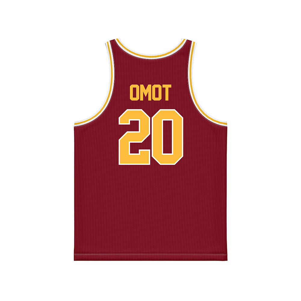 Minnesota - NCAA Men's Basketball : Bj Omot - Maroon Basketball Jersey-1