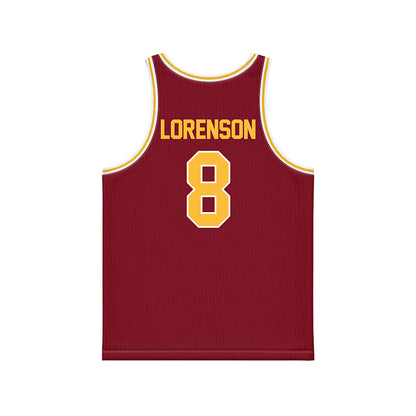Minnesota - NCAA Men's Basketball : Max Lorenson - Maroon Basketball Jersey-1