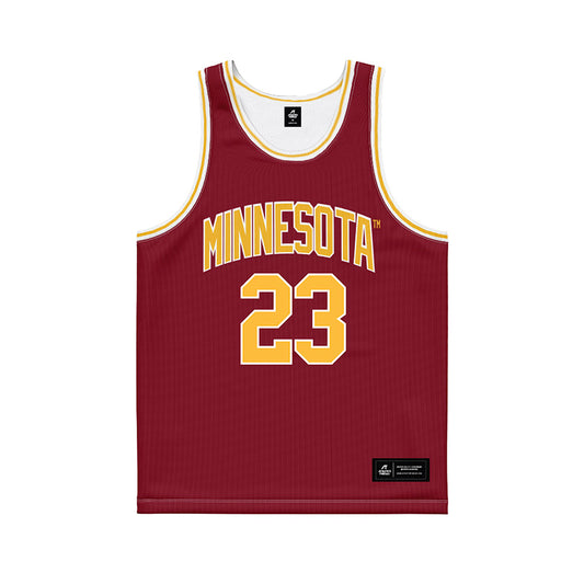 Minnesota - NCAA Men's Basketball : Parker Fox - Maroon Basketball Jersey
