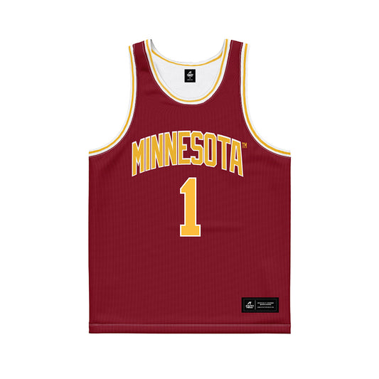 Minnesota - NCAA Men's Basketball : Isaac Asuma - Maroon Basketball Jersey-0