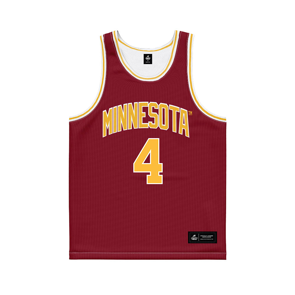 Minnesota - NCAA Men's Basketball : Nehemiah Turner - Maroon Basketball Jersey-0