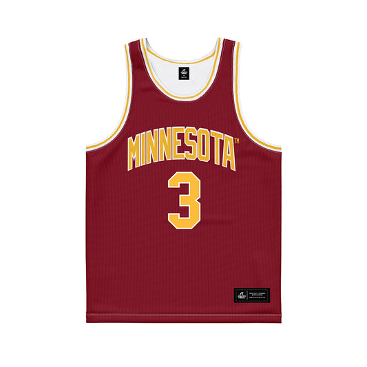 Minnesota - NCAA Men's Basketball : Bobby Durkin - Maroon Basketball Jersey-0