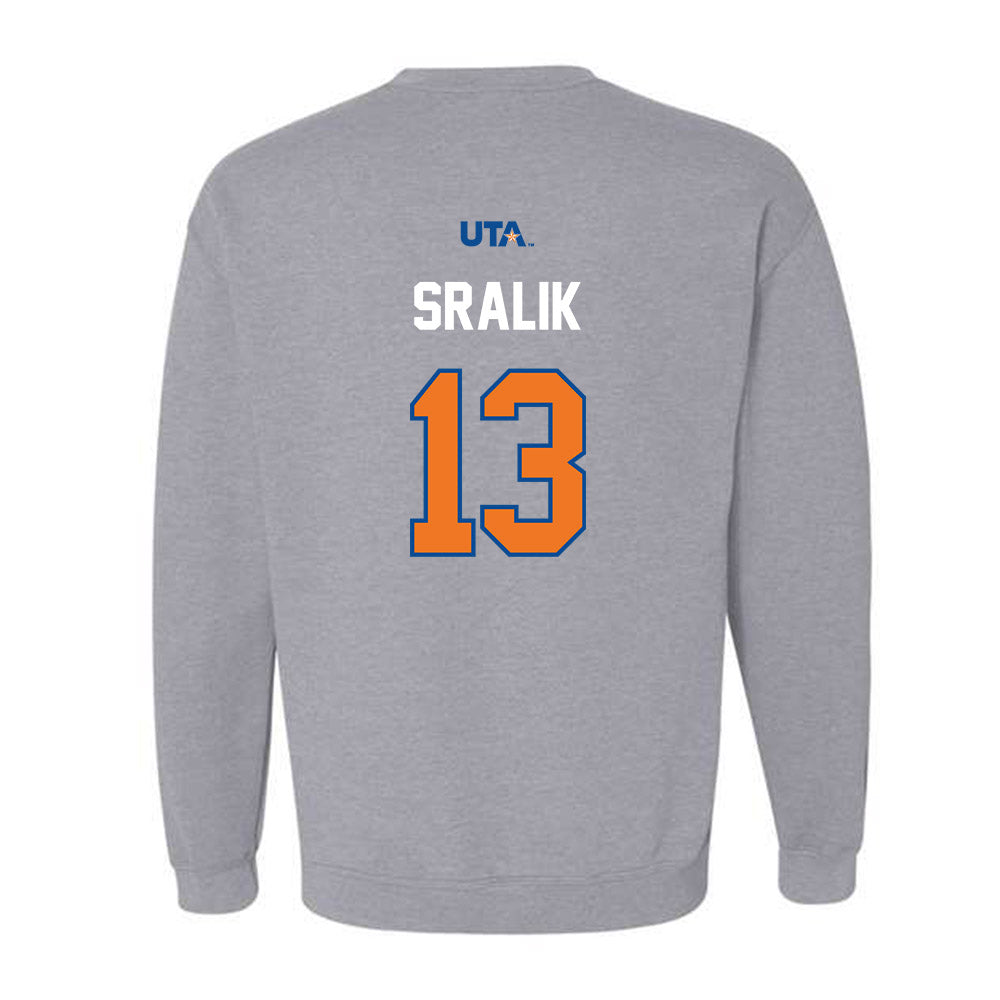 Texas Arlington - NCAA Softball : Hailey Lynn Sralik - Sports Shersey Crewneck Sweatshirt-1