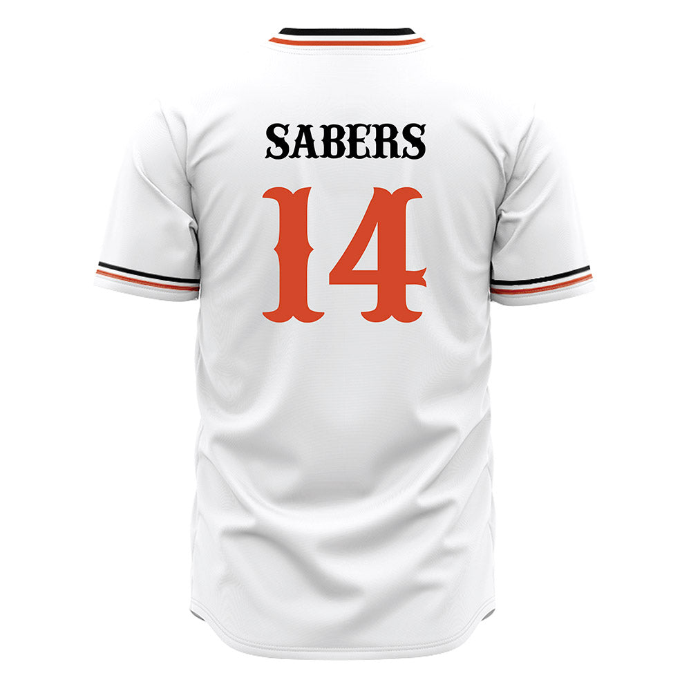 Campbell - NCAA Baseball : Zach Sabers - Jersey