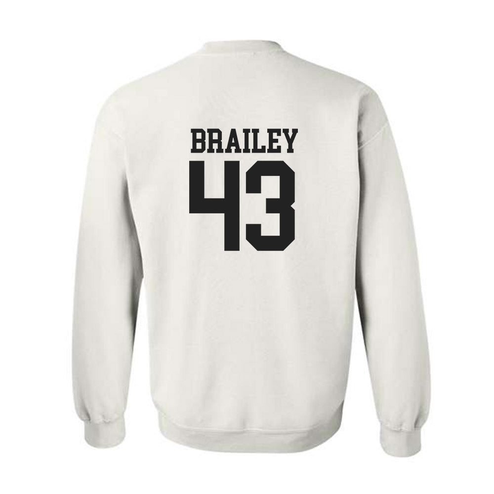 Campbell - NCAA Baseball : Beau Brailey - Replica Shersey Crewneck Sweatshirt-1