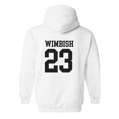 Campbell - NCAA Baseball : Camden Wimbish - Replica Shersey Hooded Sweatshirt-1