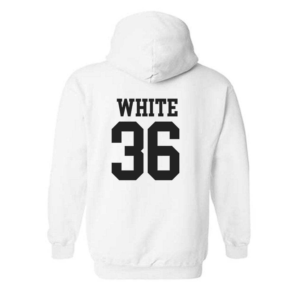 Campbell - NCAA Baseball : Caleb White - Replica Shersey Hooded Sweatshirt-1