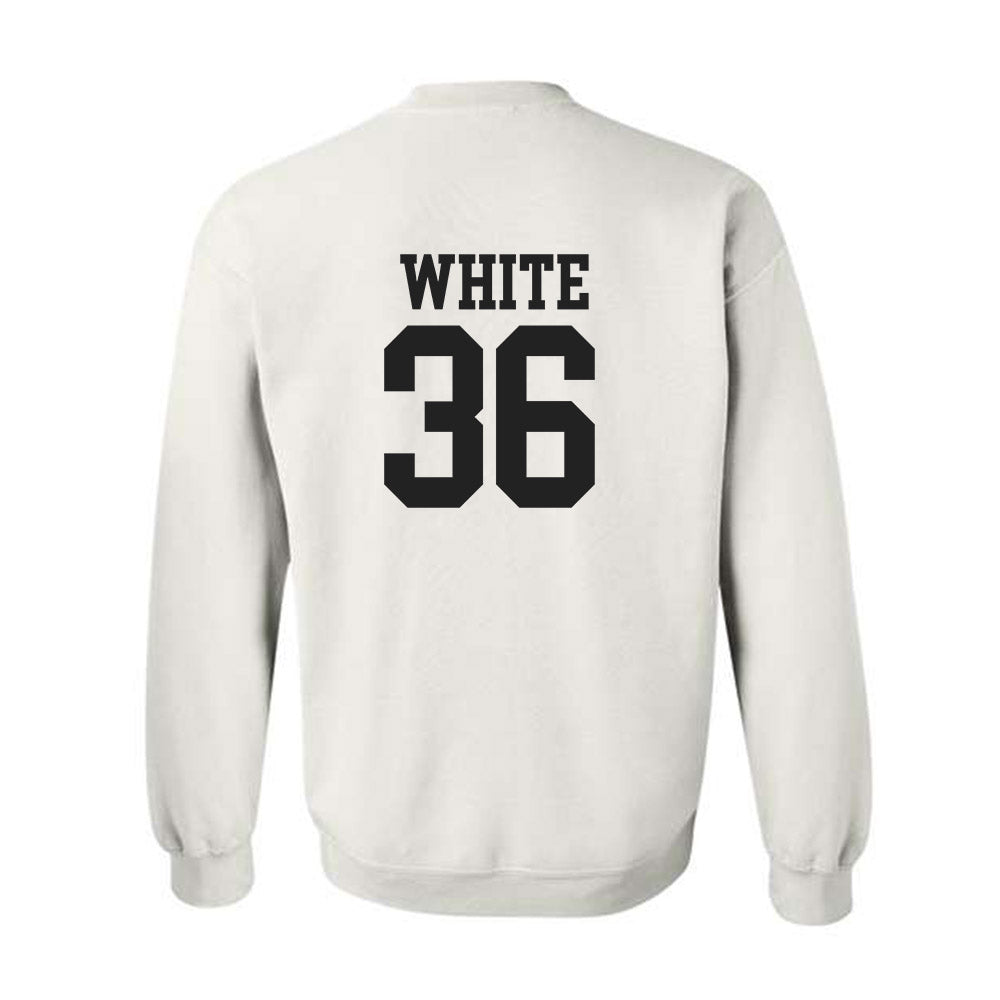 Campbell - NCAA Baseball : Caleb White - Replica Shersey Crewneck Sweatshirt-1