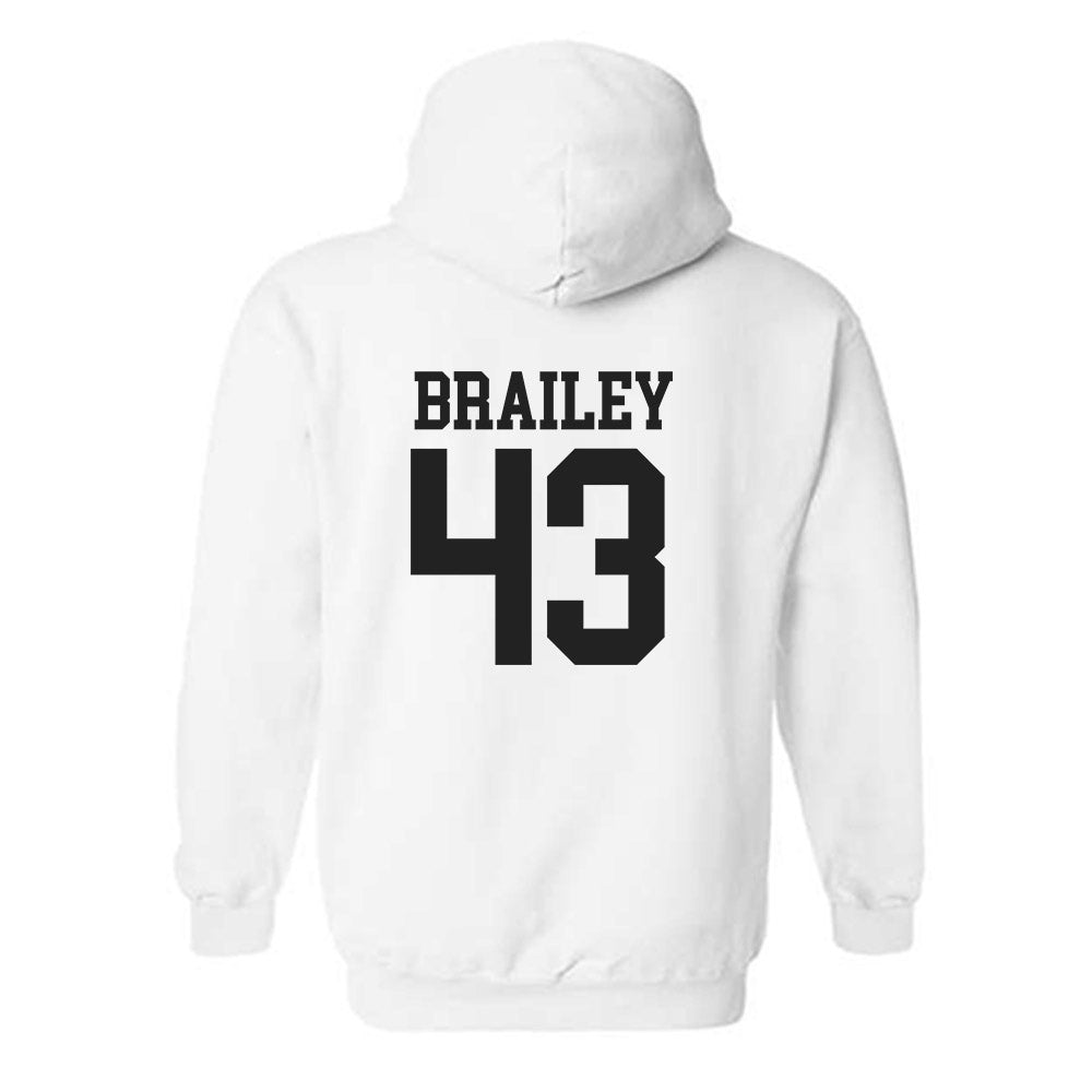Campbell - NCAA Baseball : Beau Brailey - Replica Shersey Hooded Sweatshirt-1