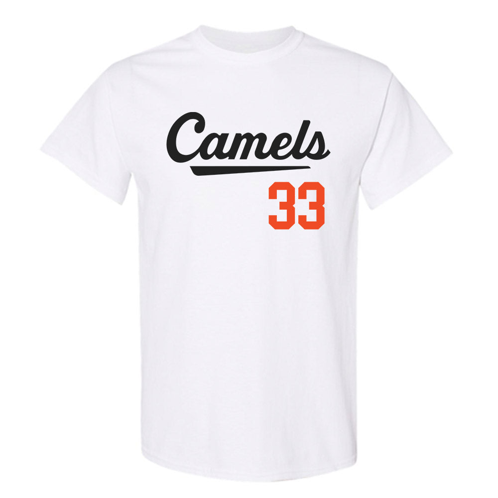 Campbell - NCAA Baseball : Harrison Lewis - Replica Shersey T-Shirt-0