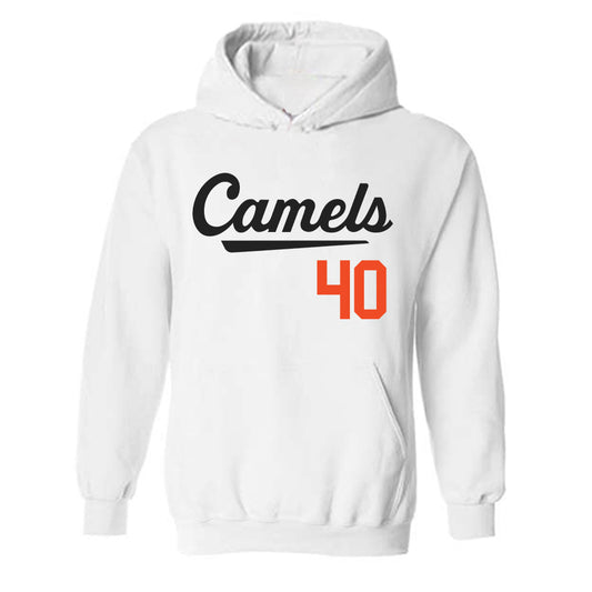 Campbell - NCAA Baseball : Jimmy Bell - Replica Shersey Hooded Sweatshirt-0