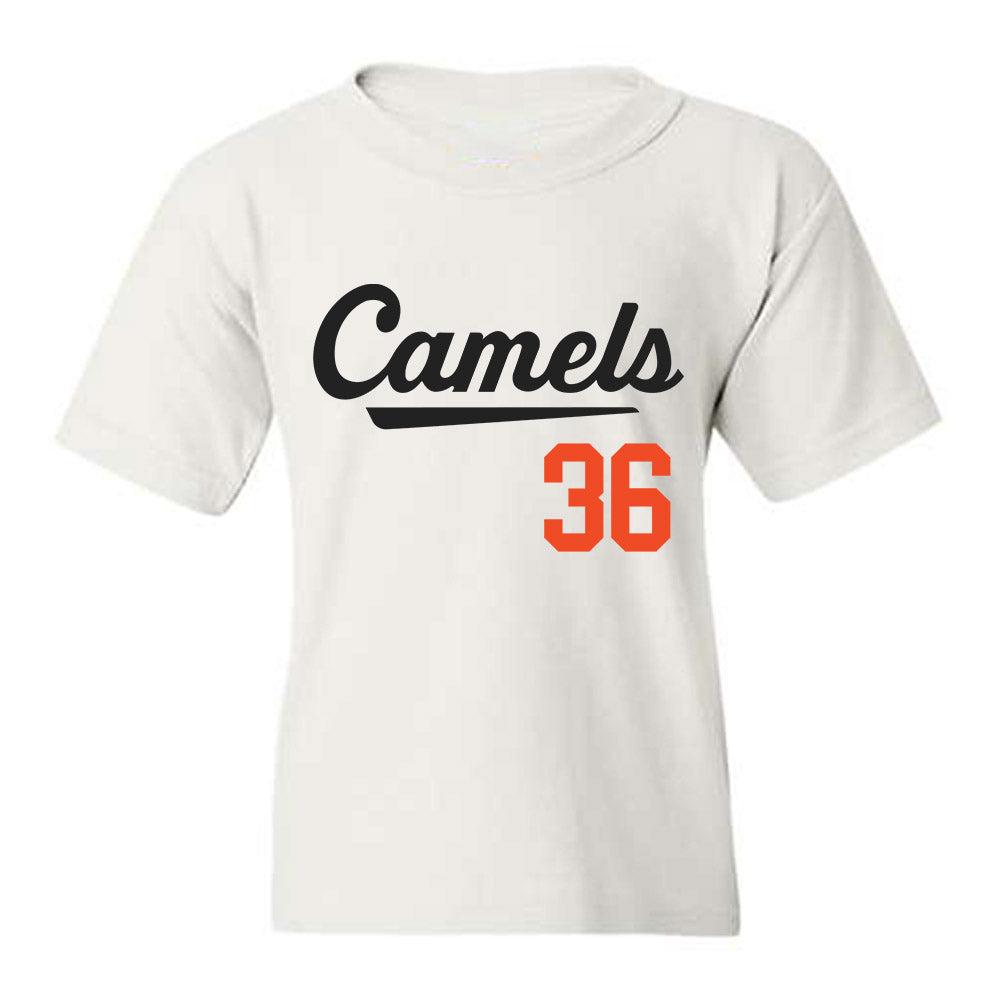 Campbell - NCAA Baseball : Caleb White - Replica Shersey Youth T-Shirt-0