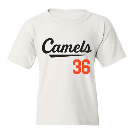 Campbell - NCAA Baseball : Caleb White - Replica Shersey Youth T-Shirt-0