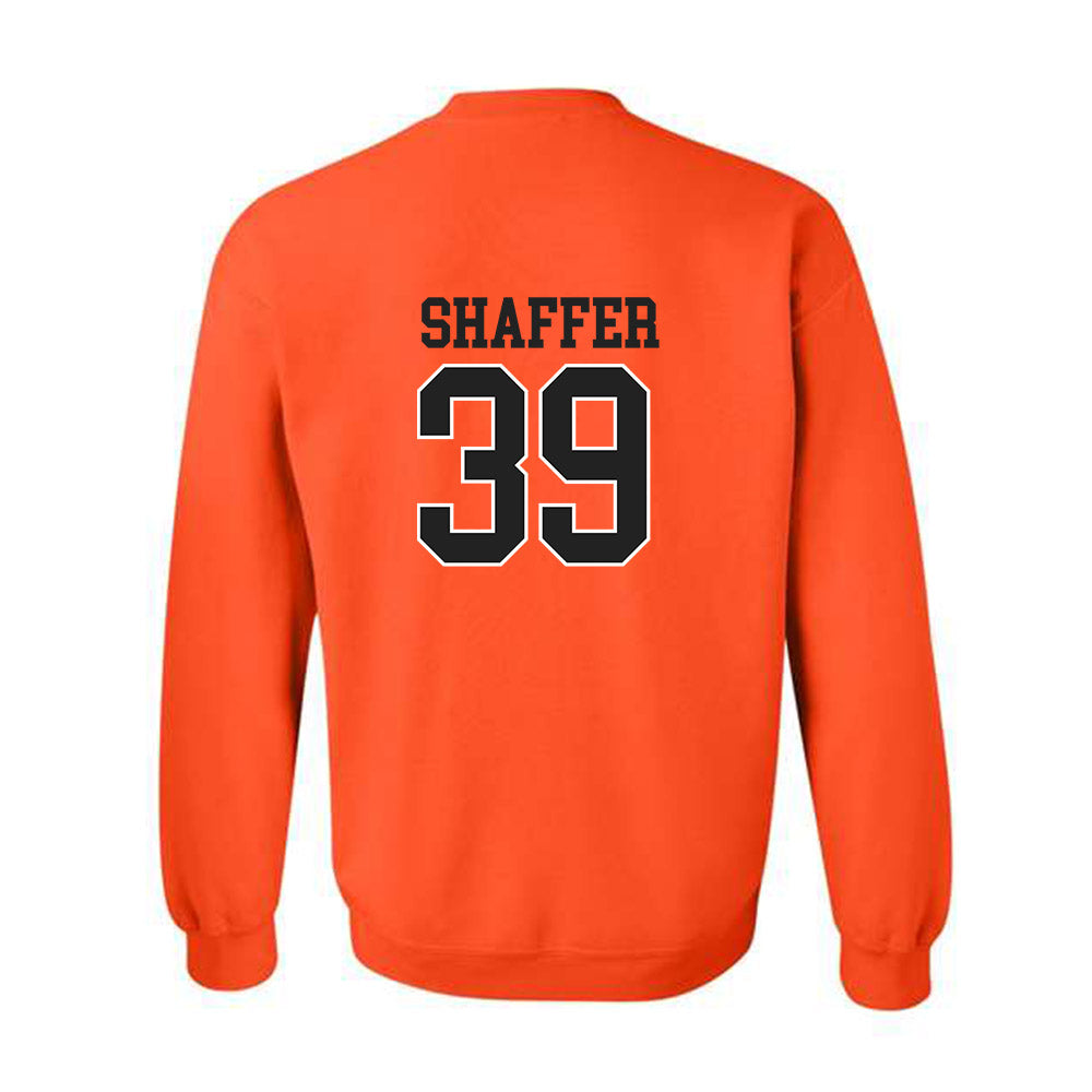 Campbell - NCAA Baseball : Braxton Shaffer - Replica Shersey Crewneck Sweatshirt-1