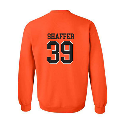 Campbell - NCAA Baseball : Braxton Shaffer - Replica Shersey Crewneck Sweatshirt-1