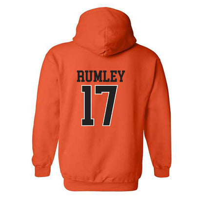 Campbell - NCAA Baseball : Trenton Rumley - Replica Shersey Hooded Sweatshirt-1