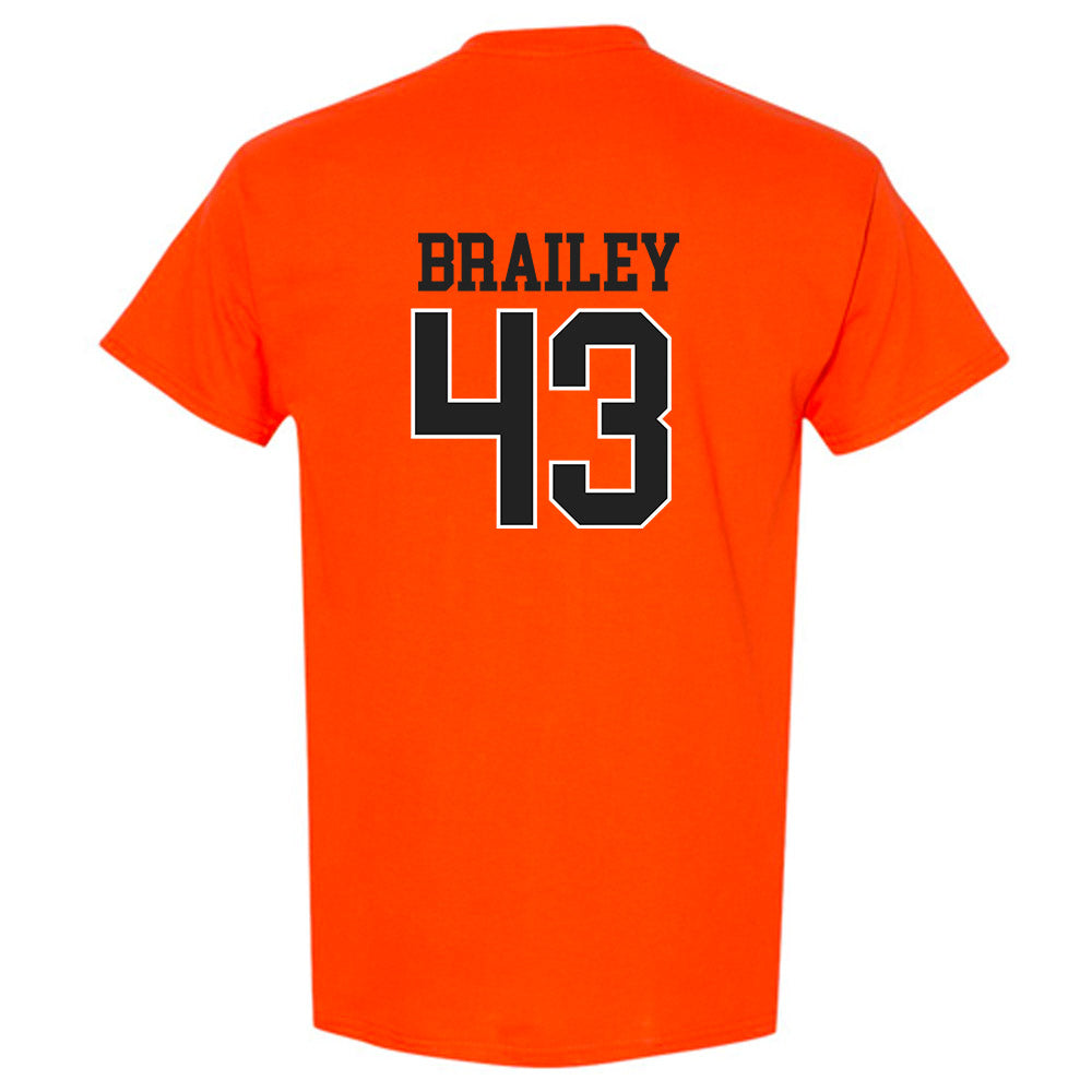 Campbell - NCAA Baseball : Beau Brailey - Replica Shersey T-Shirt-1