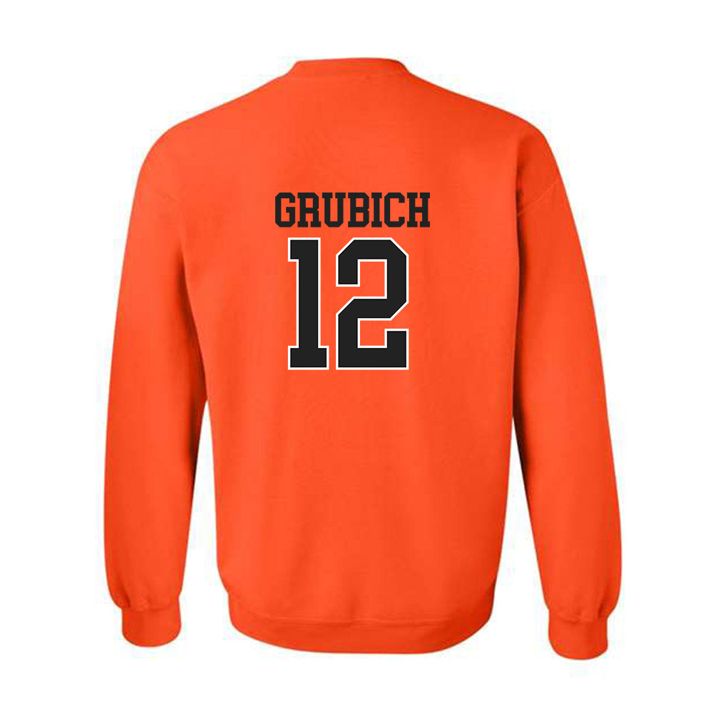 Campbell - NCAA Baseball : Lleyton Grubich - Replica Shersey Crewneck Sweatshirt-1