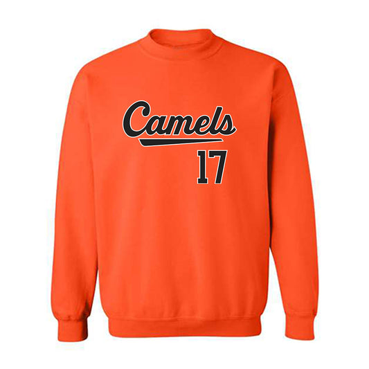 Campbell - NCAA Baseball : Trenton Rumley - Replica Shersey Crewneck Sweatshirt-0