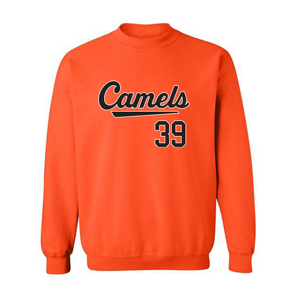 Campbell - NCAA Baseball : Braxton Shaffer - Replica Shersey Crewneck Sweatshirt-0