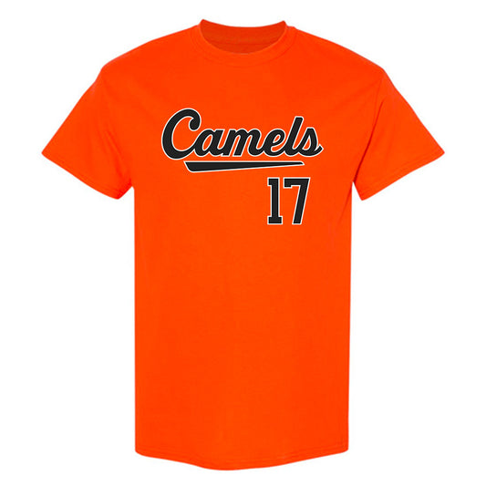 Campbell - NCAA Baseball : Trenton Rumley - Replica Shersey T-Shirt-0