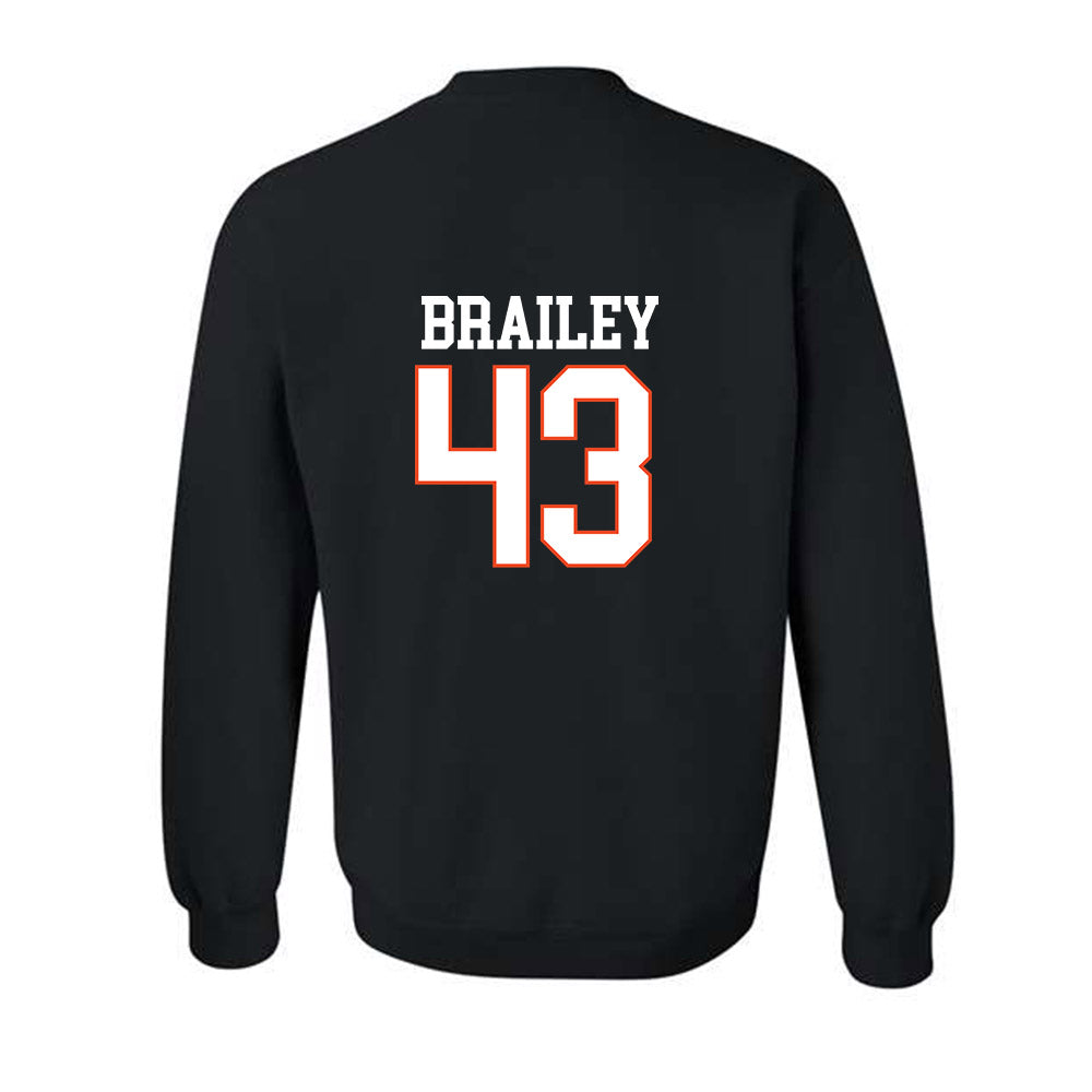 Campbell - NCAA Baseball : Beau Brailey - Replica Shersey Crewneck Sweatshirt-1
