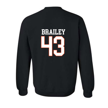 Campbell - NCAA Baseball : Beau Brailey - Replica Shersey Crewneck Sweatshirt-1