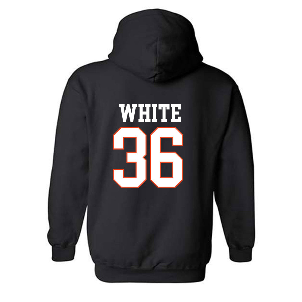 Campbell - NCAA Baseball : Caleb White - Replica Shersey Hooded Sweatshirt-1