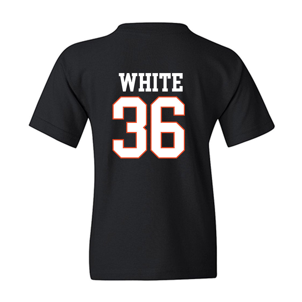 Campbell - NCAA Baseball : Caleb White - Replica Shersey Youth T-Shirt-1