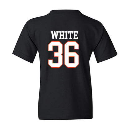 Campbell - NCAA Baseball : Caleb White - Replica Shersey Youth T-Shirt-1