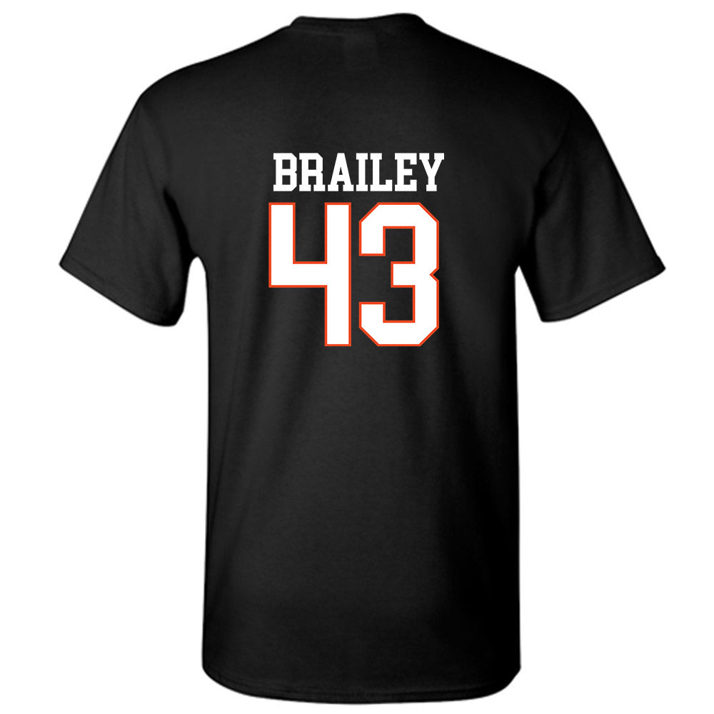 Campbell - NCAA Baseball : Beau Brailey - Replica Shersey T-Shirt-1