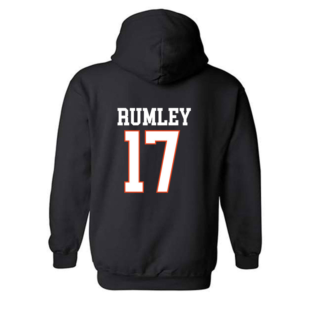 Campbell - NCAA Baseball : Trenton Rumley - Replica Shersey Hooded Sweatshirt-1