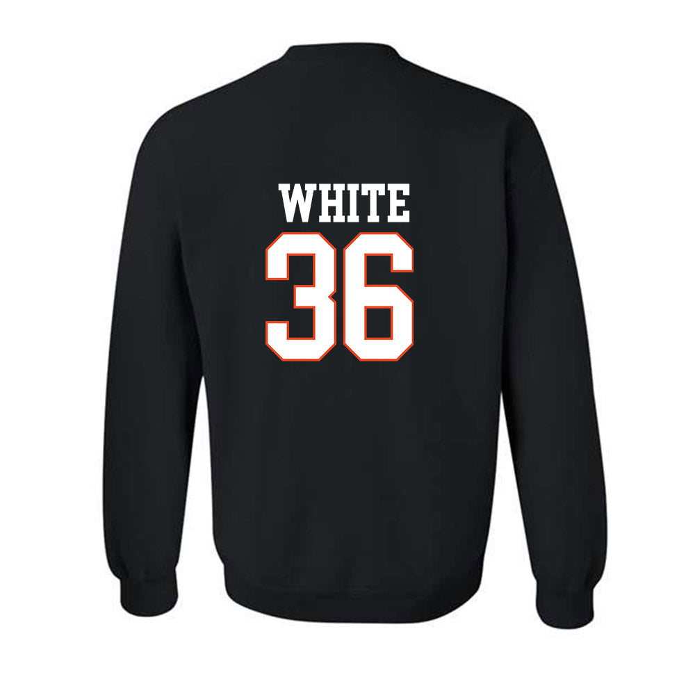 Campbell - NCAA Baseball : Caleb White - Replica Shersey Crewneck Sweatshirt-1
