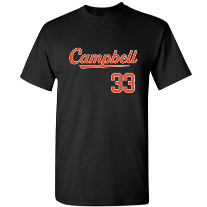 Campbell - NCAA Baseball : Harrison Lewis - Replica Shersey T-Shirt-0