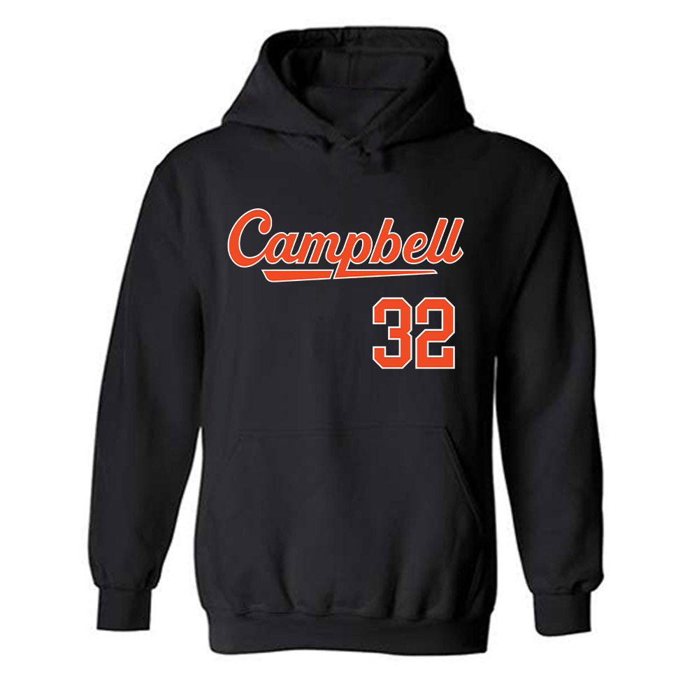 Campbell - NCAA Baseball : Owen Simmons - Replica Shersey Hooded Sweatshirt-0