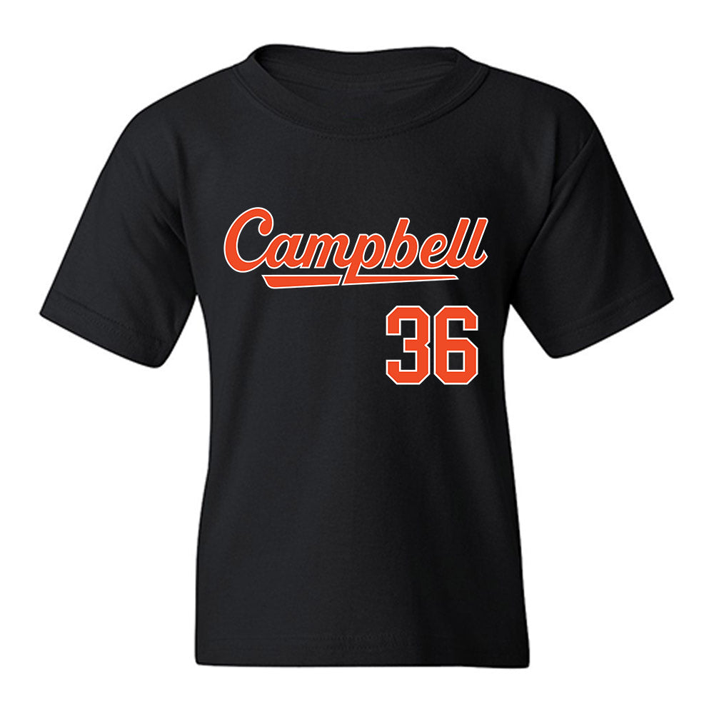 Campbell - NCAA Baseball : Caleb White - Replica Shersey Youth T-Shirt-0
