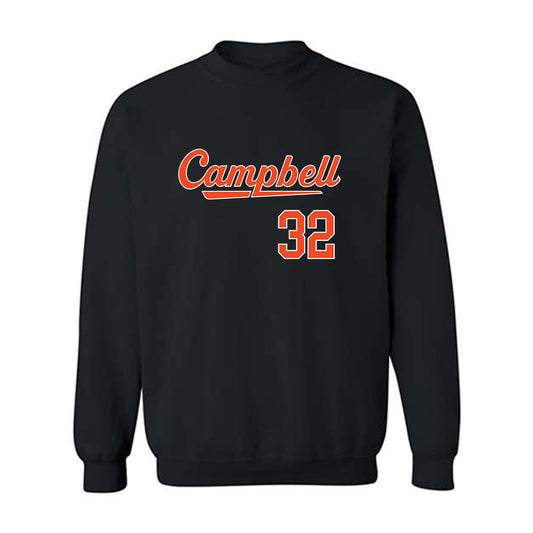 Campbell - NCAA Baseball : Owen Simmons - Replica Shersey Crewneck Sweatshirt-0