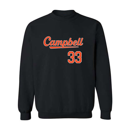 Campbell - NCAA Baseball : Harrison Lewis - Replica Shersey Crewneck Sweatshirt-0