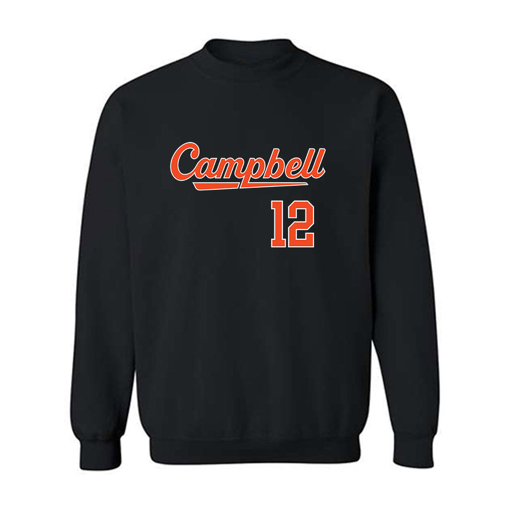 Campbell - NCAA Baseball : Lleyton Grubich - Replica Shersey Crewneck Sweatshirt-0