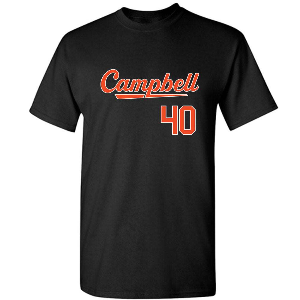 Campbell - NCAA Baseball : Jimmy Bell - Replica Shersey T-Shirt-0